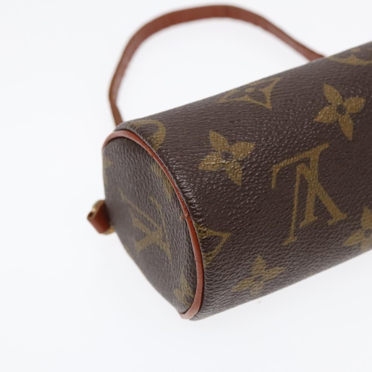 LOUIS VUITTON Monogram Papillon Pouch LV Auth 90932