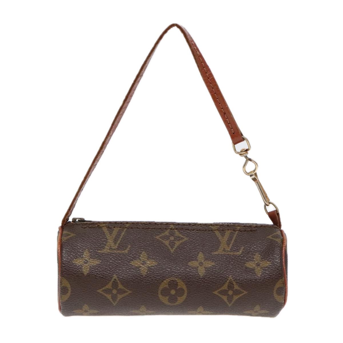 LOUIS VUITTON Monogram Papillon Pouch LV Auth 90932