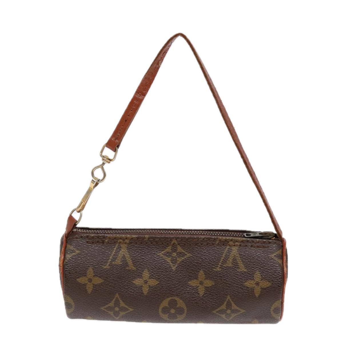 LOUIS VUITTON Monogram Papillon Pouch LV Auth 90932