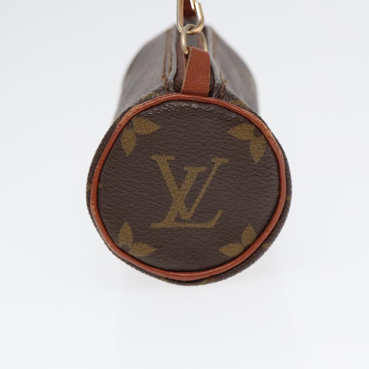 LOUIS VUITTON Monogram Papillon Pouch LV Auth 90932