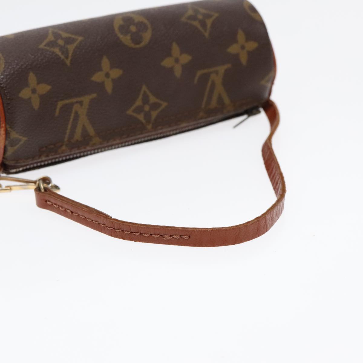 LOUIS VUITTON Monogram Papillon Pouch LV Auth 90932