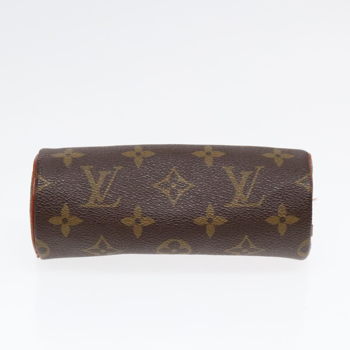 LOUIS VUITTON Monogram Papillon Pouch LV Auth 90932