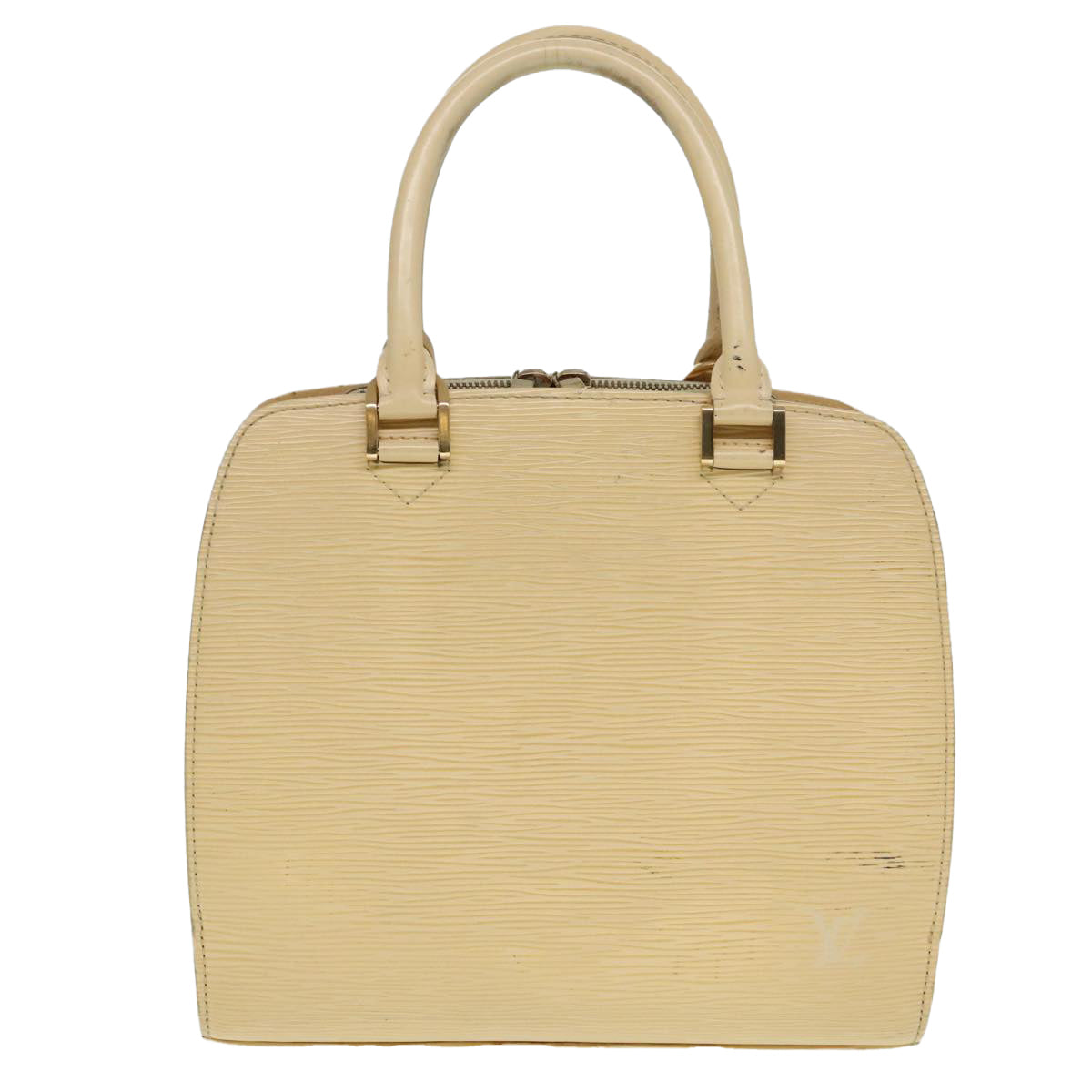 LOUIS VUITTON Epi Pont Neuf Hand Bag Vanilla Cream M5205A LV Auth 90947