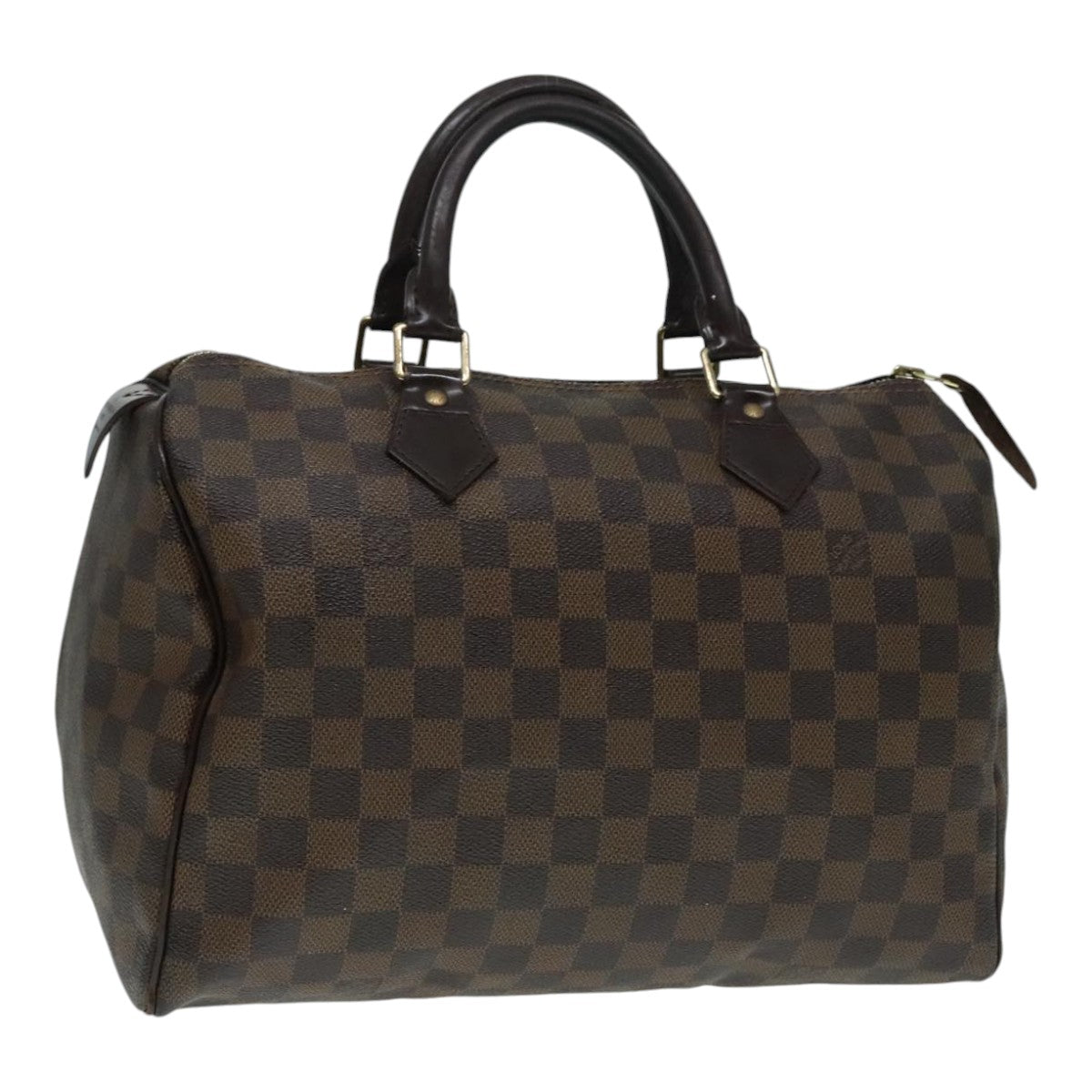 LOUIS VUITTON Damier Ebene Speedy 30 Hand Bag N41364 LV Auth 90963