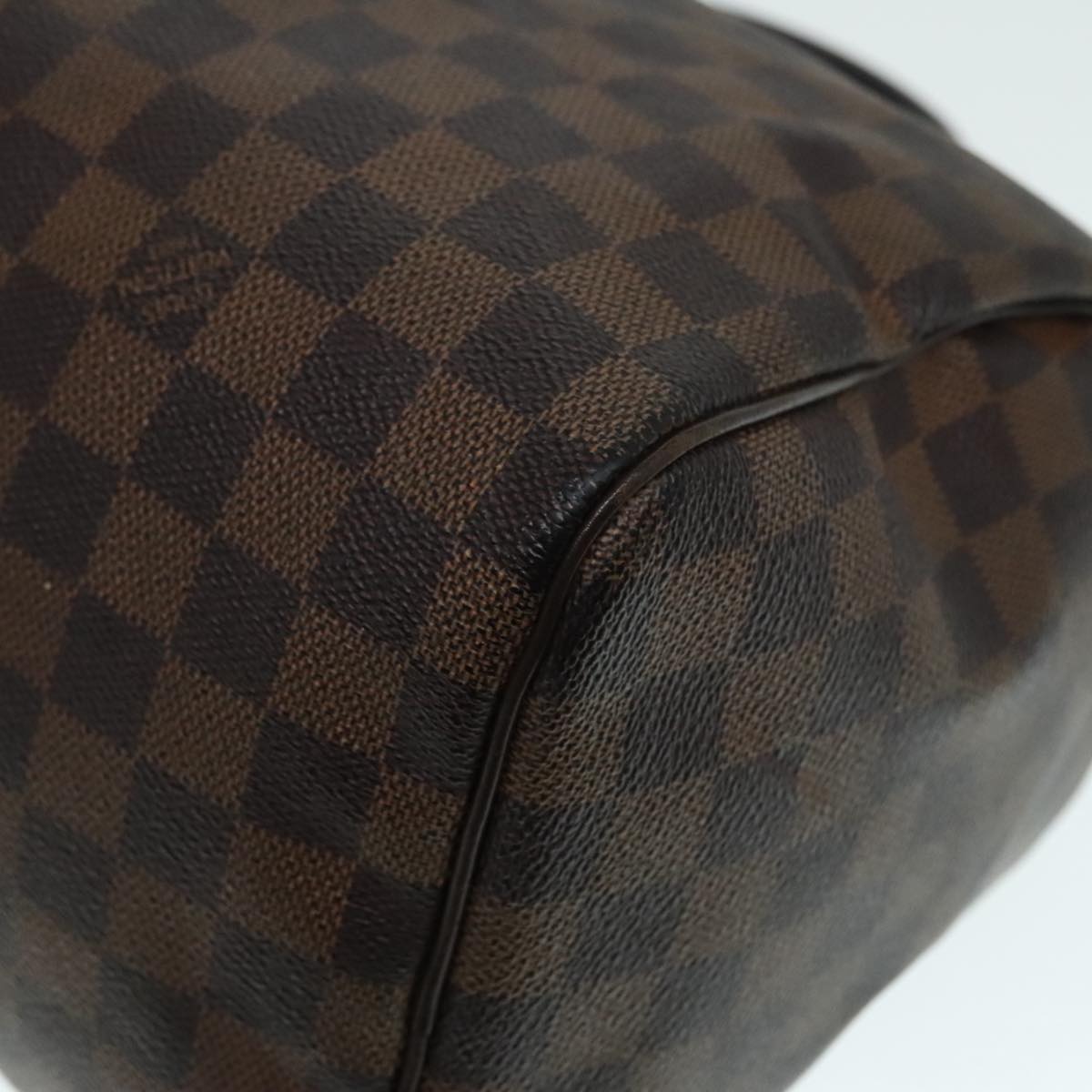 LOUIS VUITTON Damier Ebene Speedy 30 Hand Bag N41364 LV Auth 90963