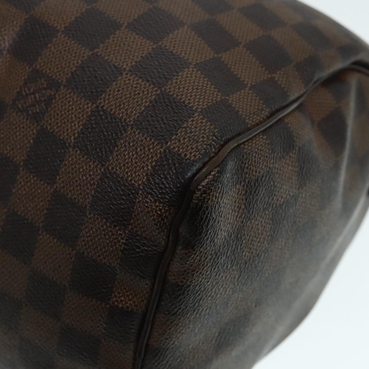 LOUIS VUITTON Damier Ebene Speedy 30 Hand Bag N41364 LV Auth 90963