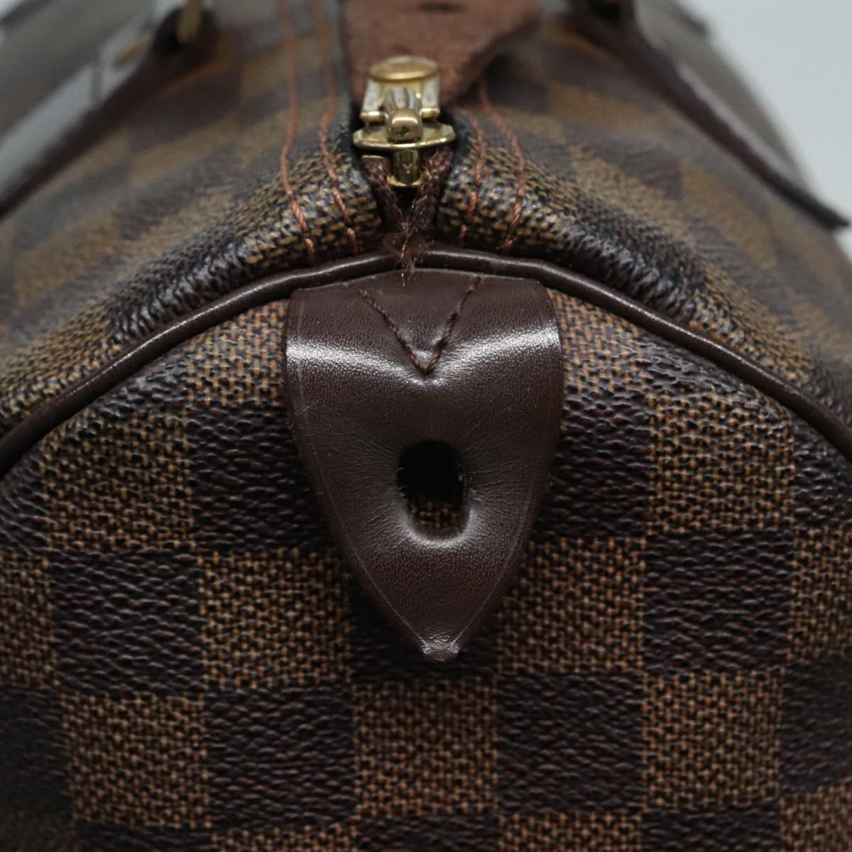 LOUIS VUITTON Damier Ebene Speedy 30 Hand Bag N41364 LV Auth 90963