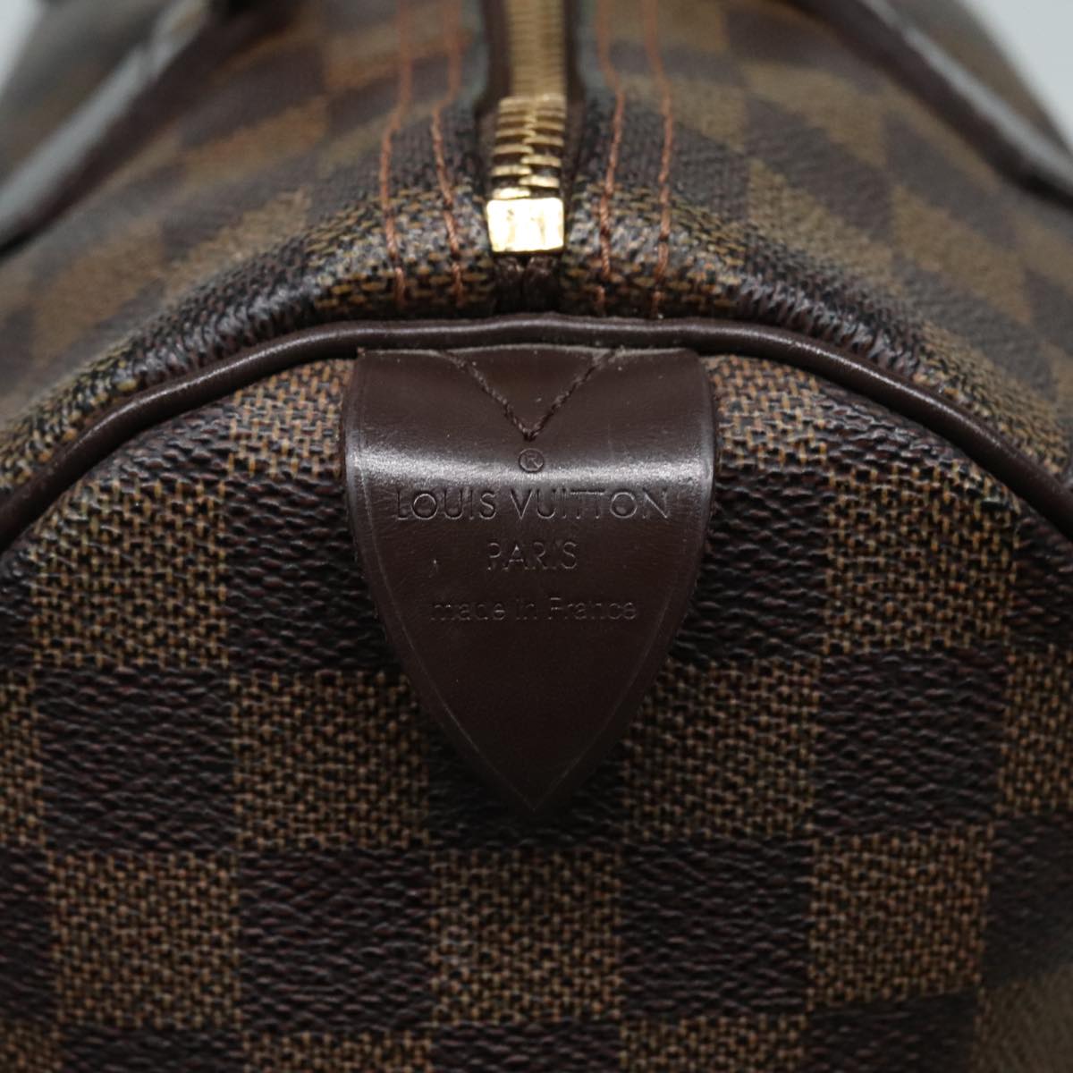 LOUIS VUITTON Damier Ebene Speedy 30 Hand Bag N41364 LV Auth 90963