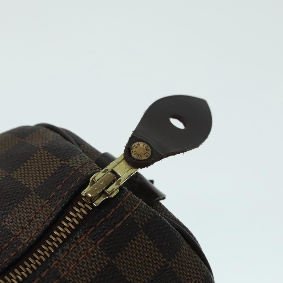 LOUIS VUITTON Damier Ebene Speedy 30 Hand Bag N41364 LV Auth 90963