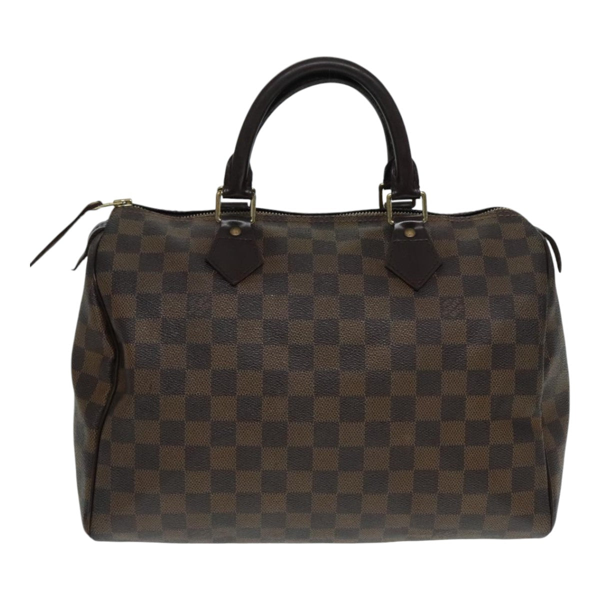 LOUIS VUITTON Damier Ebene Speedy 30 Hand Bag N41364 LV Auth 90963