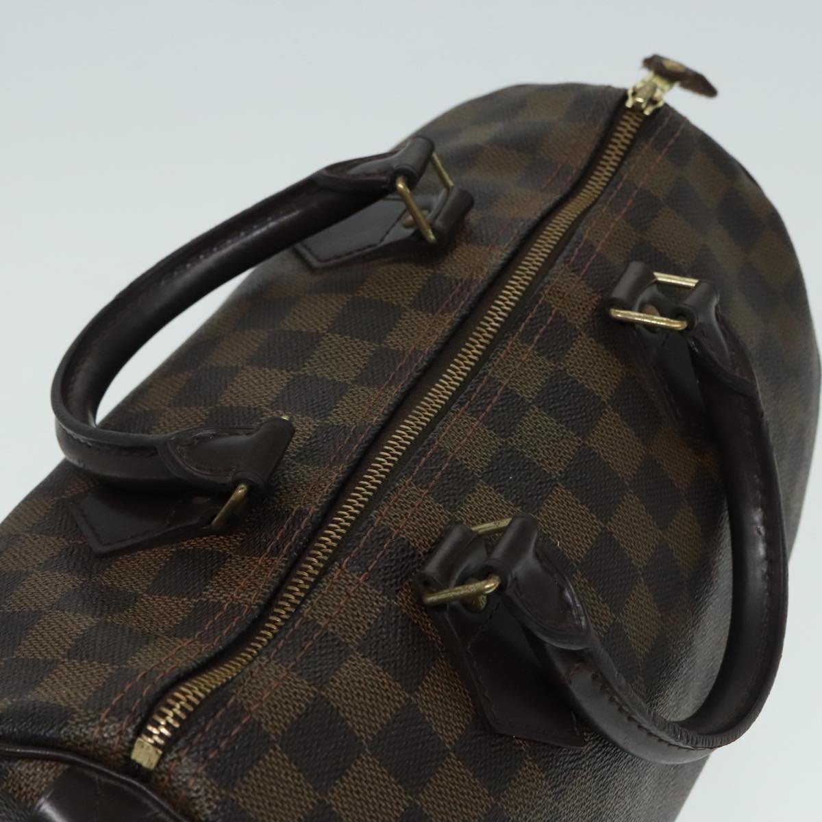 LOUIS VUITTON Damier Ebene Speedy 30 Hand Bag N41364 LV Auth 90963