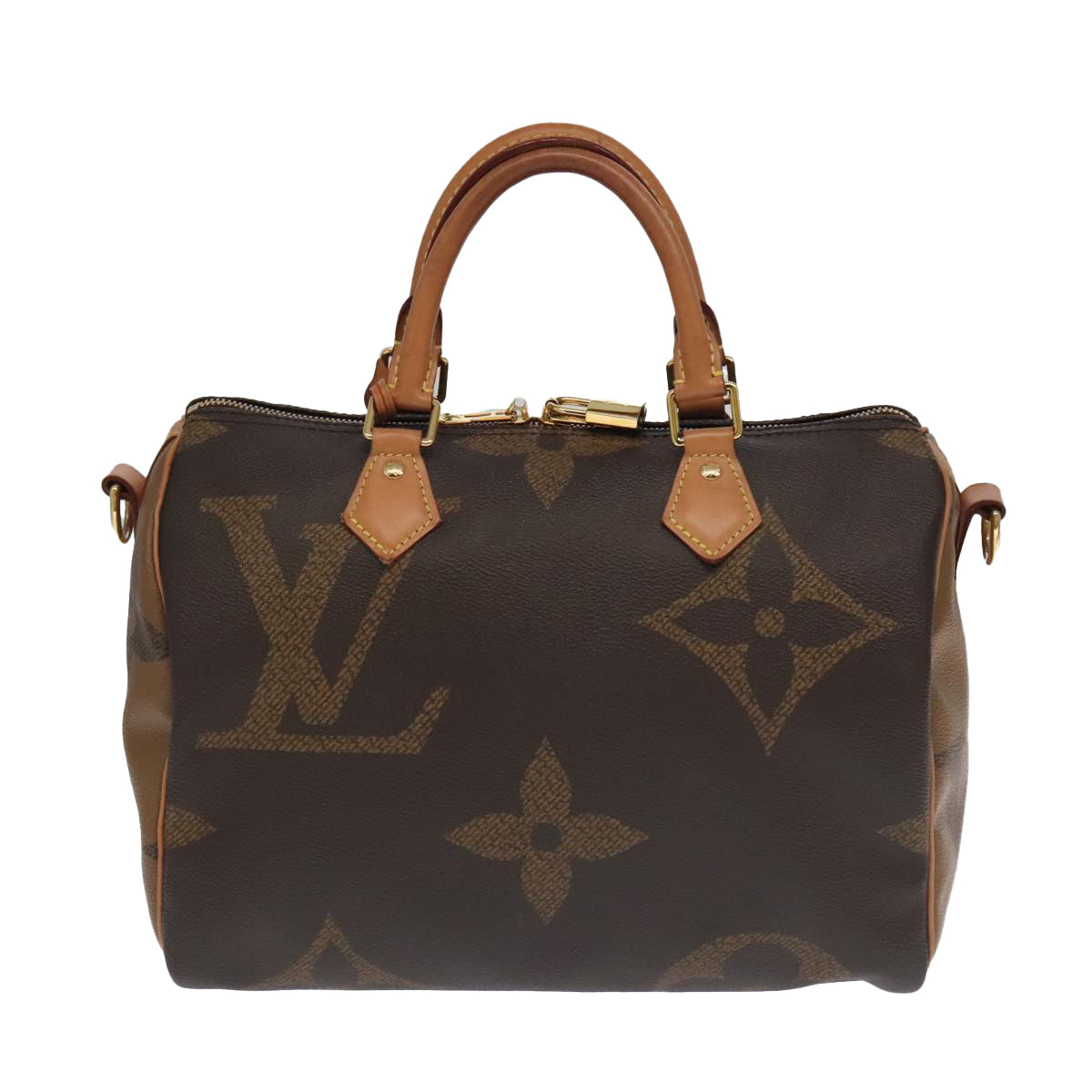 LOUIS VUITTON Monogram Giant Speedy 30 Bandouliere Hand Bag M44602 Auth 90965A