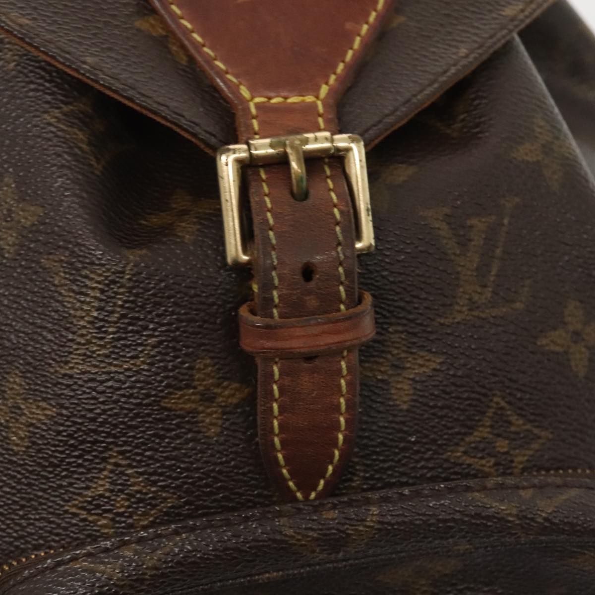 LOUIS VUITTON Monogram Montsouris MM Backpack M51136 LV Auth 90967