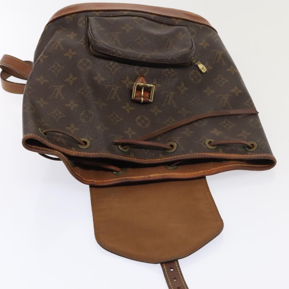 LOUIS VUITTON Monogram Montsouris MM Backpack M51136 LV Auth 90967