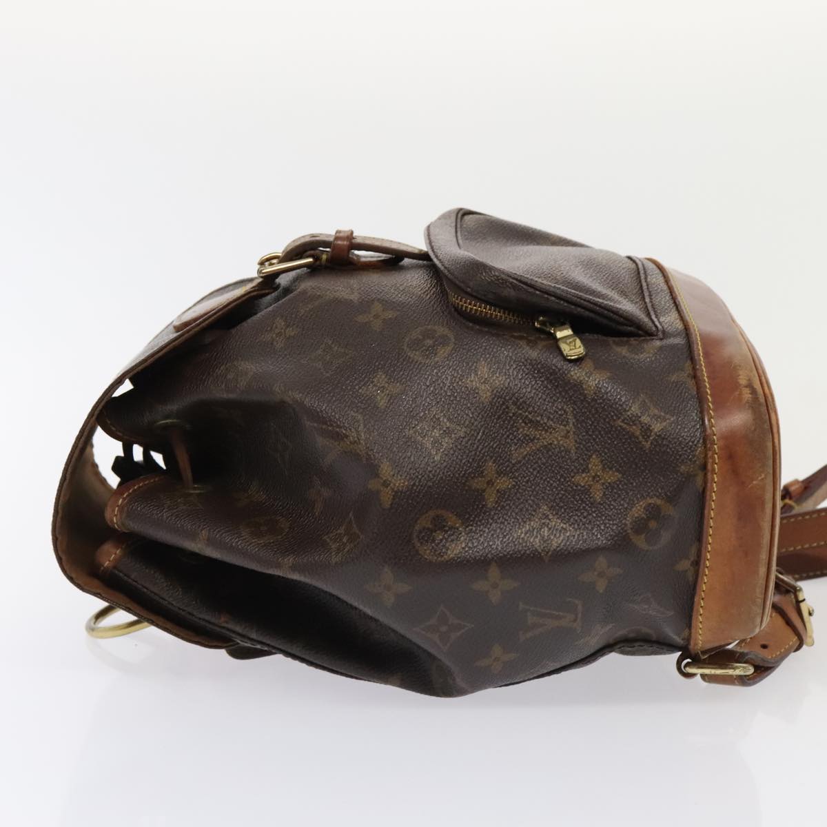 LOUIS VUITTON Monogram Montsouris MM Backpack M51136 LV Auth 90967