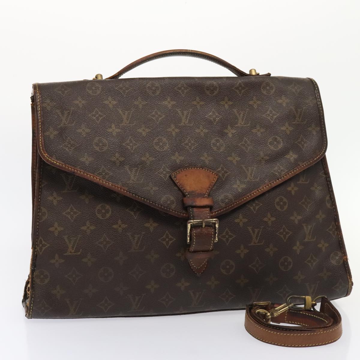 LOUIS VUITTON Monogram Beverly Hand Bag 2way M51120 LV Auth 90980