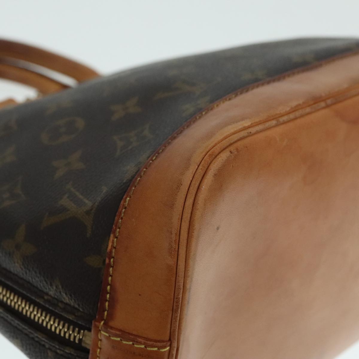 LOUIS VUITTON Monogram Alma Hand Bag M51130 LV Auth 90982