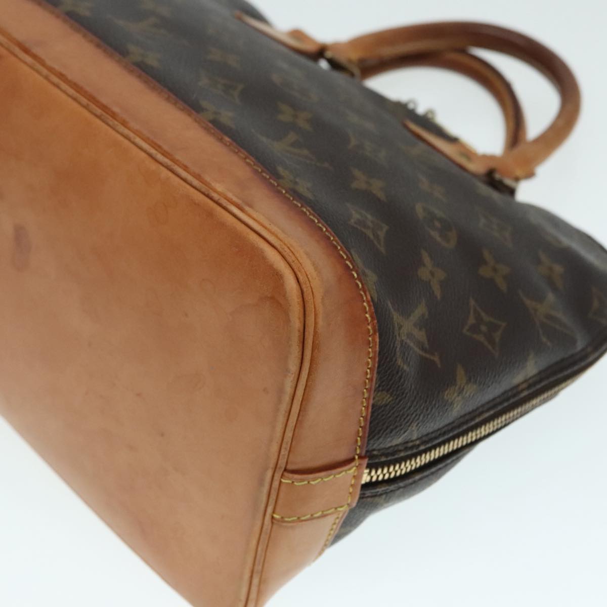 LOUIS VUITTON Monogram Alma Hand Bag M51130 LV Auth 90982