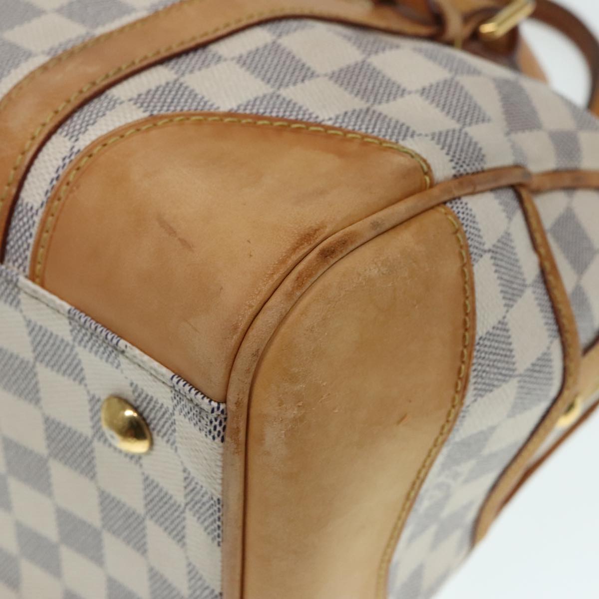 LOUIS VUITTON Damier Azur Berkeley Hand Bag N52001 LV Auth 90984