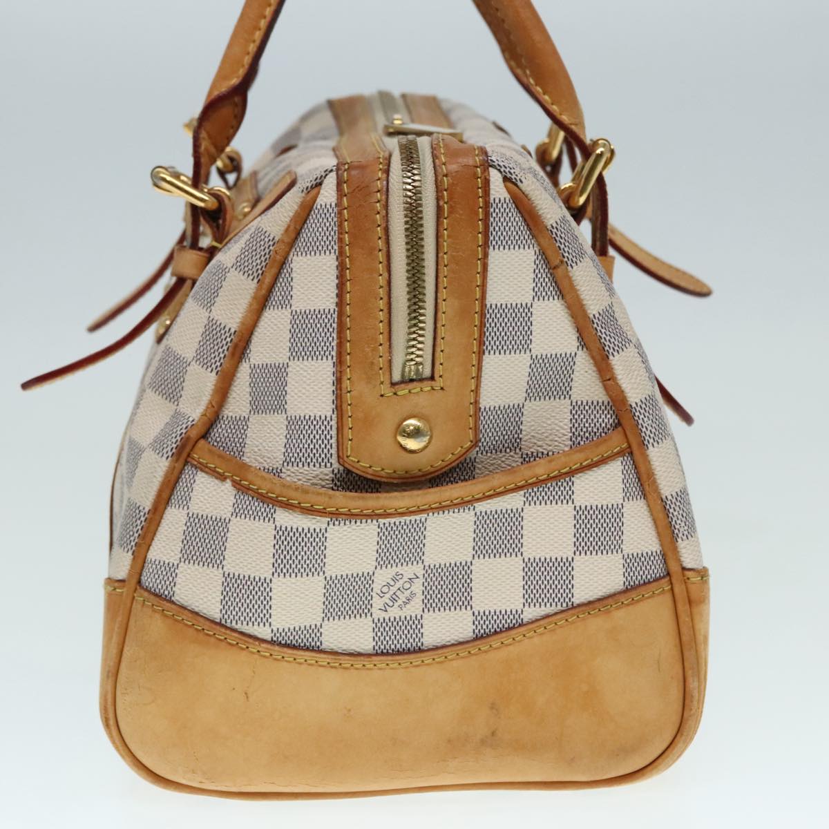 LOUIS VUITTON Damier Azur Berkeley Hand Bag N52001 LV Auth 90984