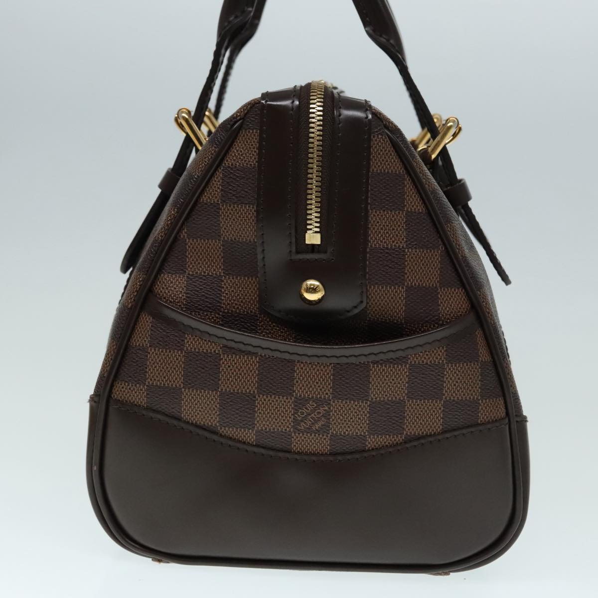 LOUIS VUITTON Damier Ebene Berkeley Hand Bag N52000 LV Auth 90985