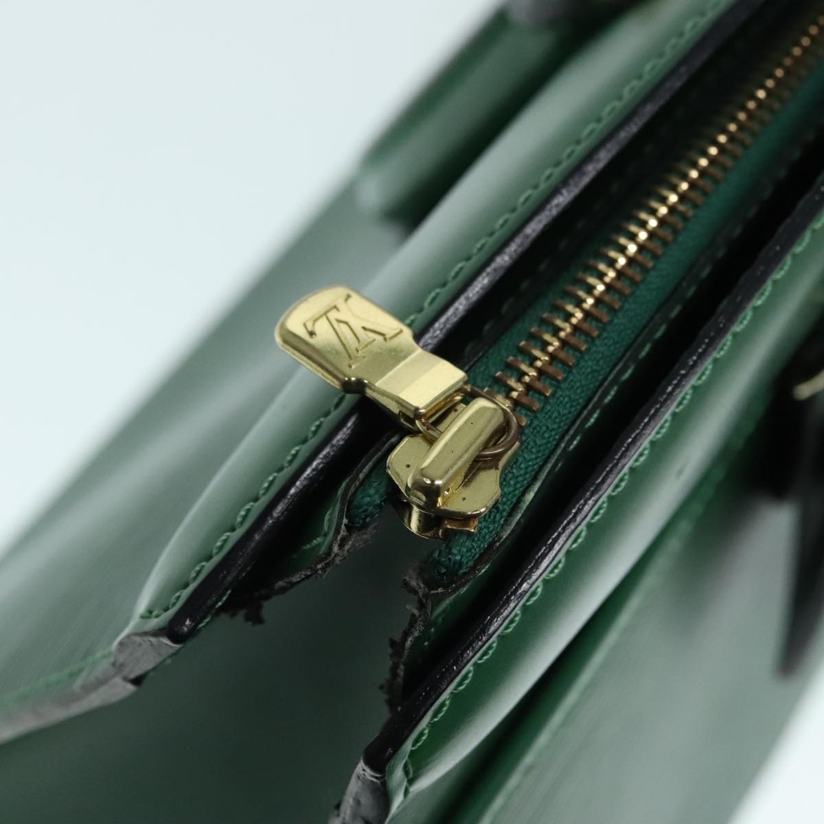 LOUIS VUITTON Epi Riviera Hand Bag Green M48184 LV Auth 90990