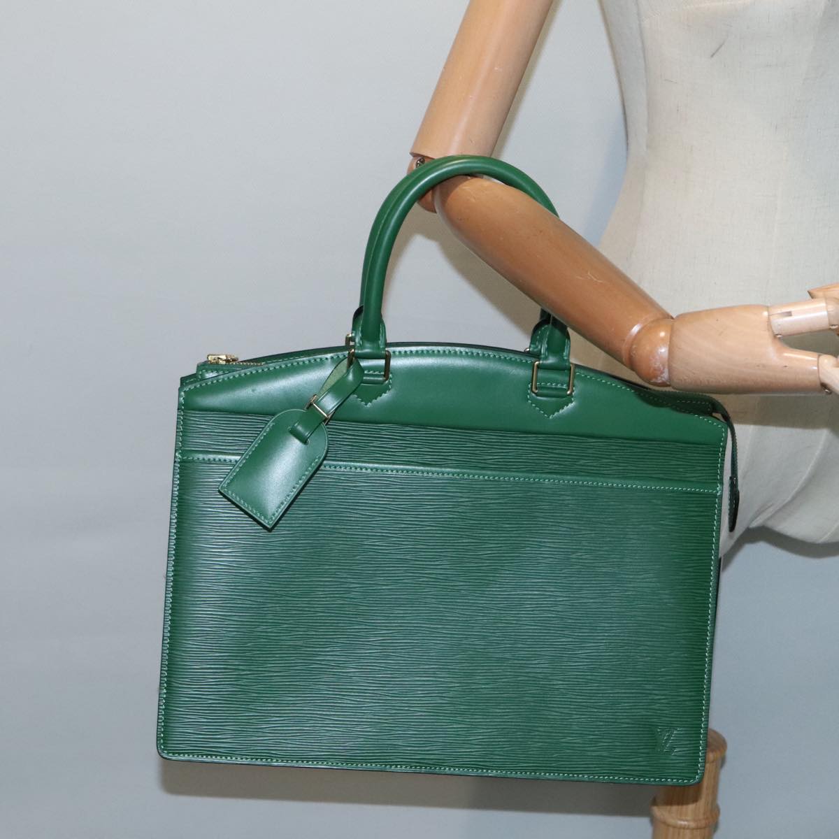 LOUIS VUITTON Epi Riviera Hand Bag Green M48184 LV Auth 90990