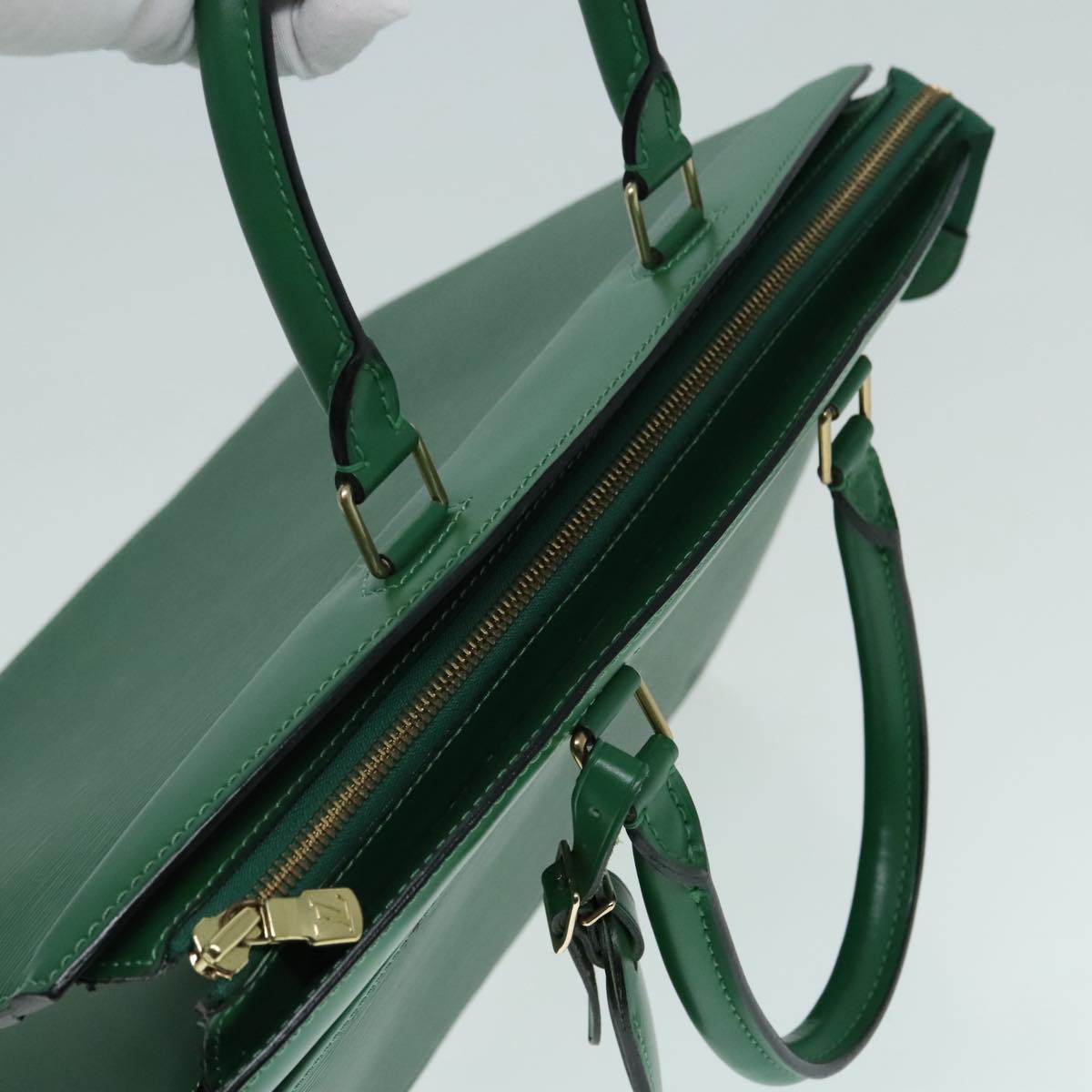 LOUIS VUITTON Epi Riviera Hand Bag Green M48184 LV Auth 90990