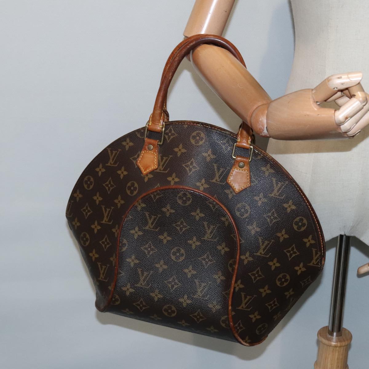 LOUIS VUITTON Monogram Ellipse MM Hand Bag M51126 LV Auth 90995