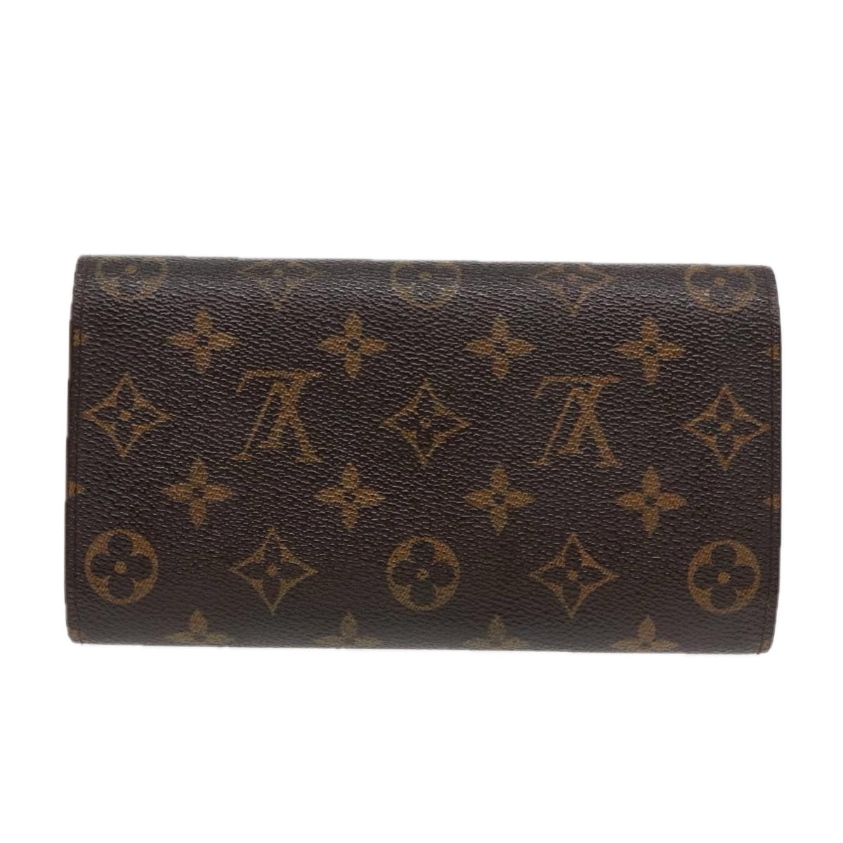 LOUIS VUITTON Monogram Portefeuille International Wallet M61217 LV Auth 91026