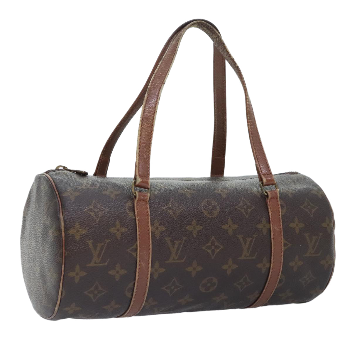 LOUIS VUITTON Monogram Papillon 30 Hand Bag M51385 LV Auth 91080