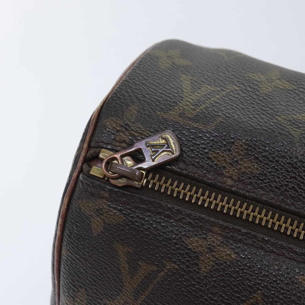 LOUIS VUITTON Monogram Papillon 30 Hand Bag M51385 LV Auth 91080