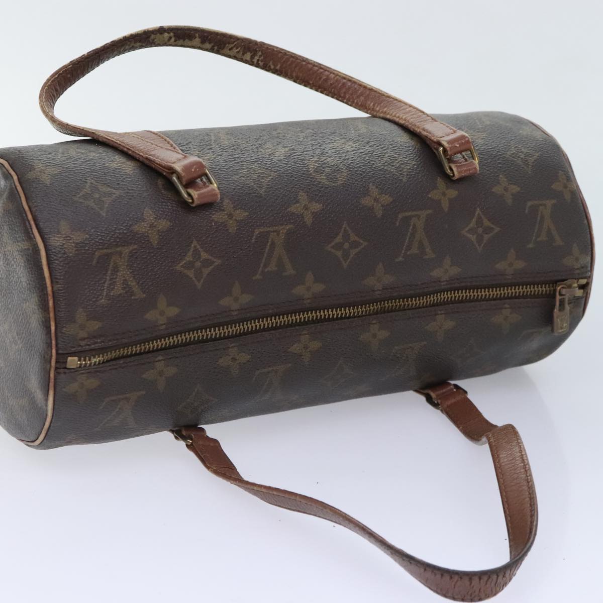 LOUIS VUITTON Monogram Papillon 30 Hand Bag M51385 LV Auth 91080