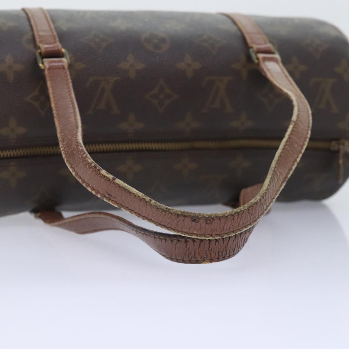 LOUIS VUITTON Monogram Papillon 30 Hand Bag M51385 LV Auth 91080