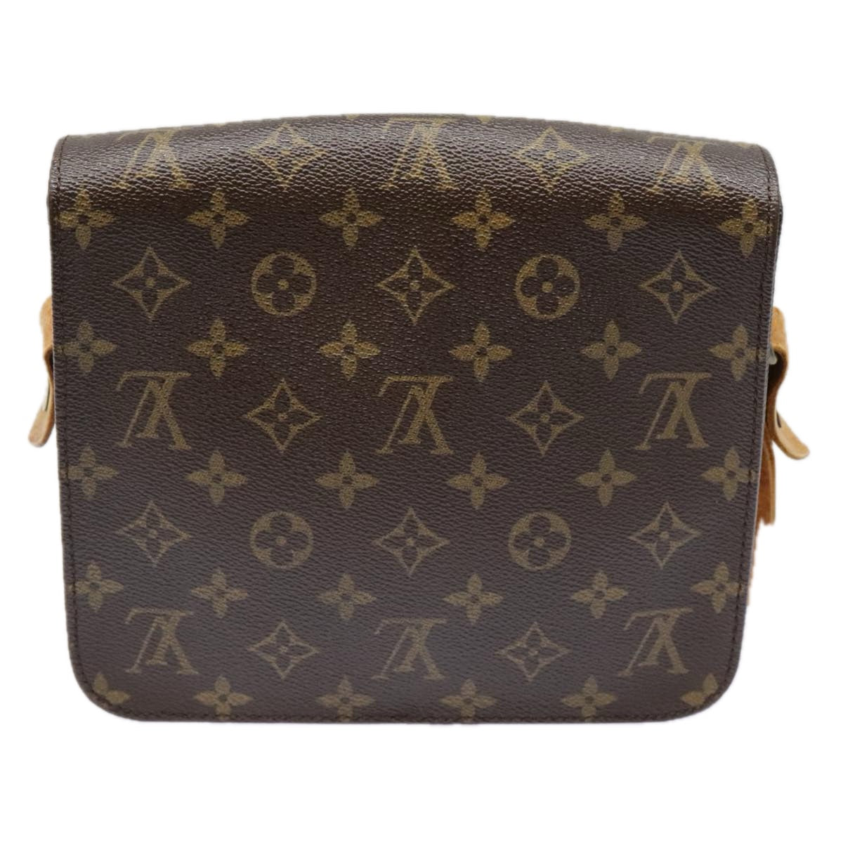 LOUIS VUITTON Monogram Cartouchiere MM Shoulder Bag M51253 LV Auth 91089