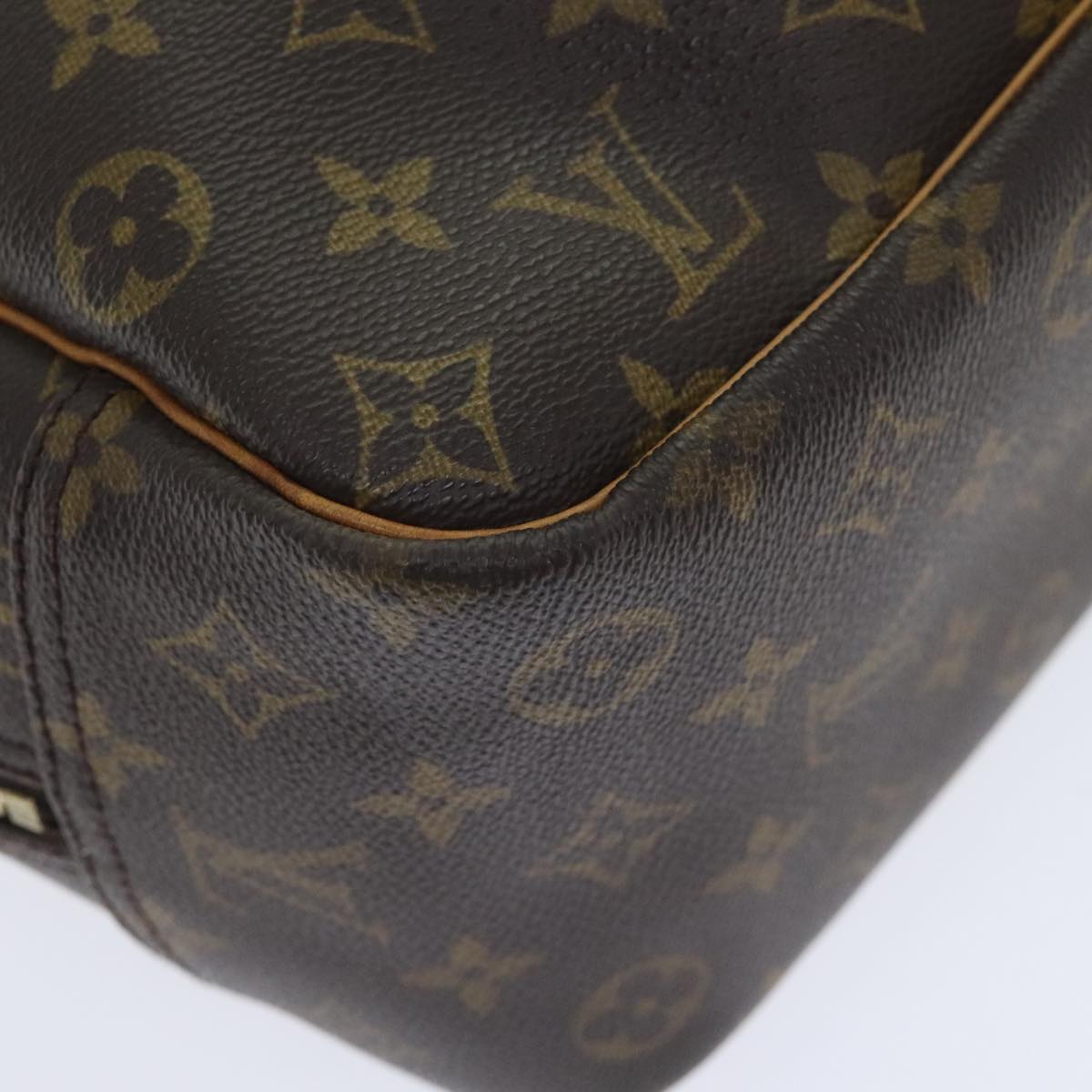 LOUIS VUITTON Monogram Deauville Hand Bag M47270 LV Auth 91096