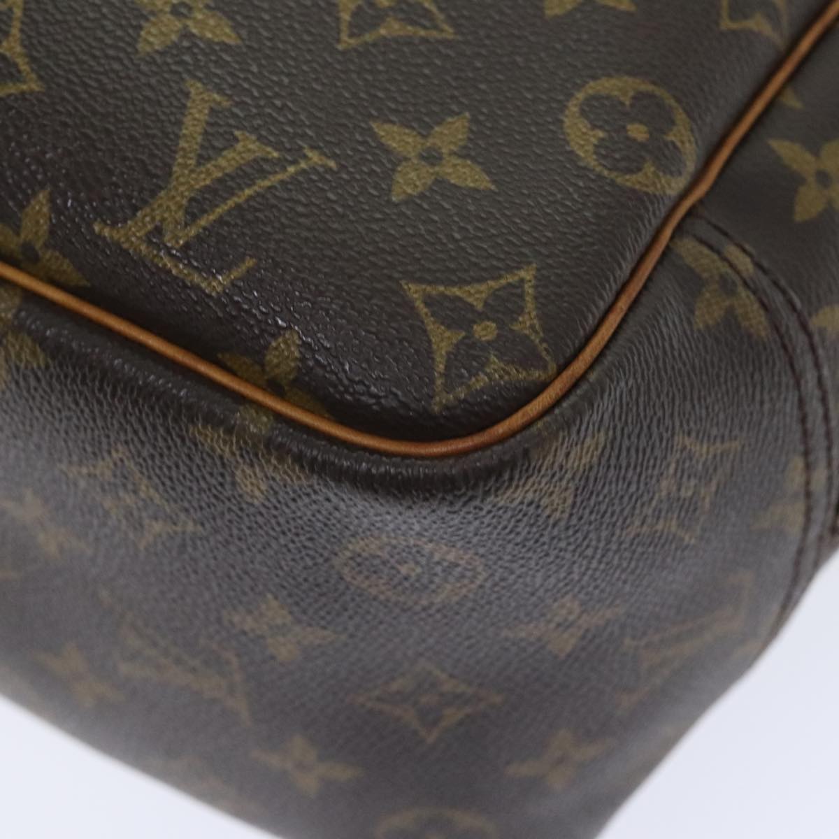 LOUIS VUITTON Monogram Deauville Hand Bag M47270 LV Auth 91096