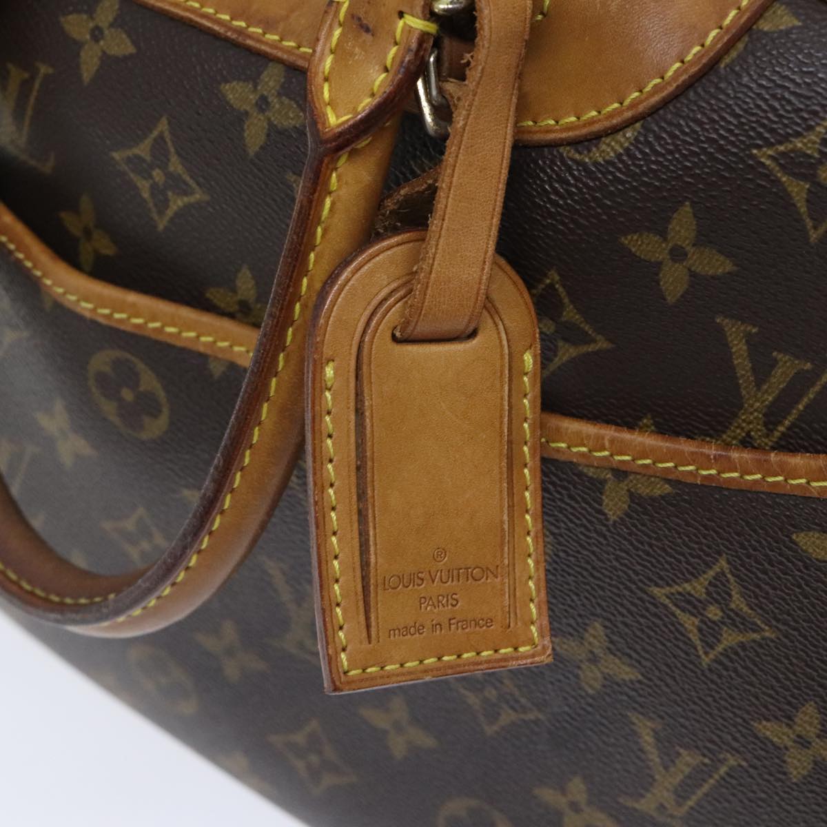 LOUIS VUITTON Monogram Deauville Hand Bag M47270 LV Auth 91096