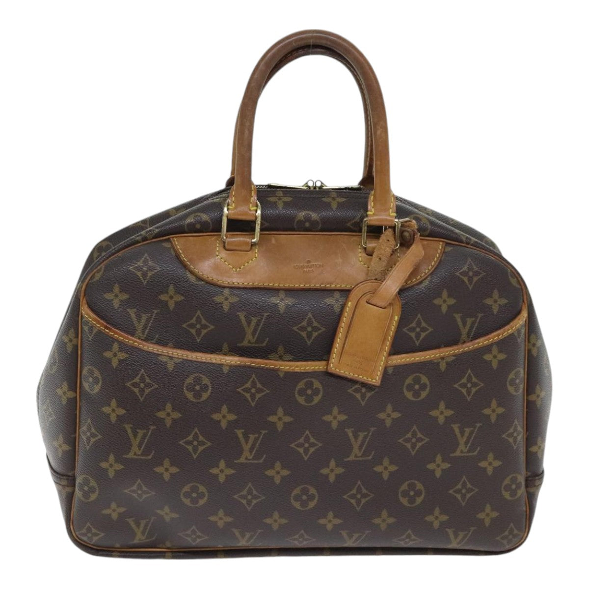 LOUIS VUITTON Monogram Deauville Hand Bag M47270 LV Auth 91096