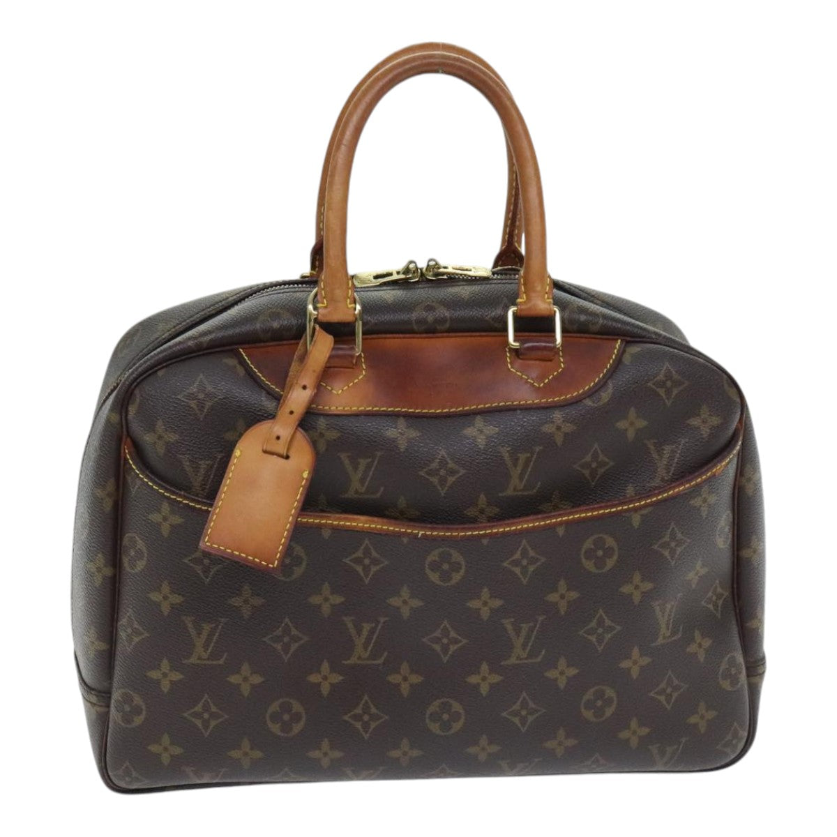 LOUIS VUITTON Monogram Deauville Hand Bag M47270 LV Auth 91097