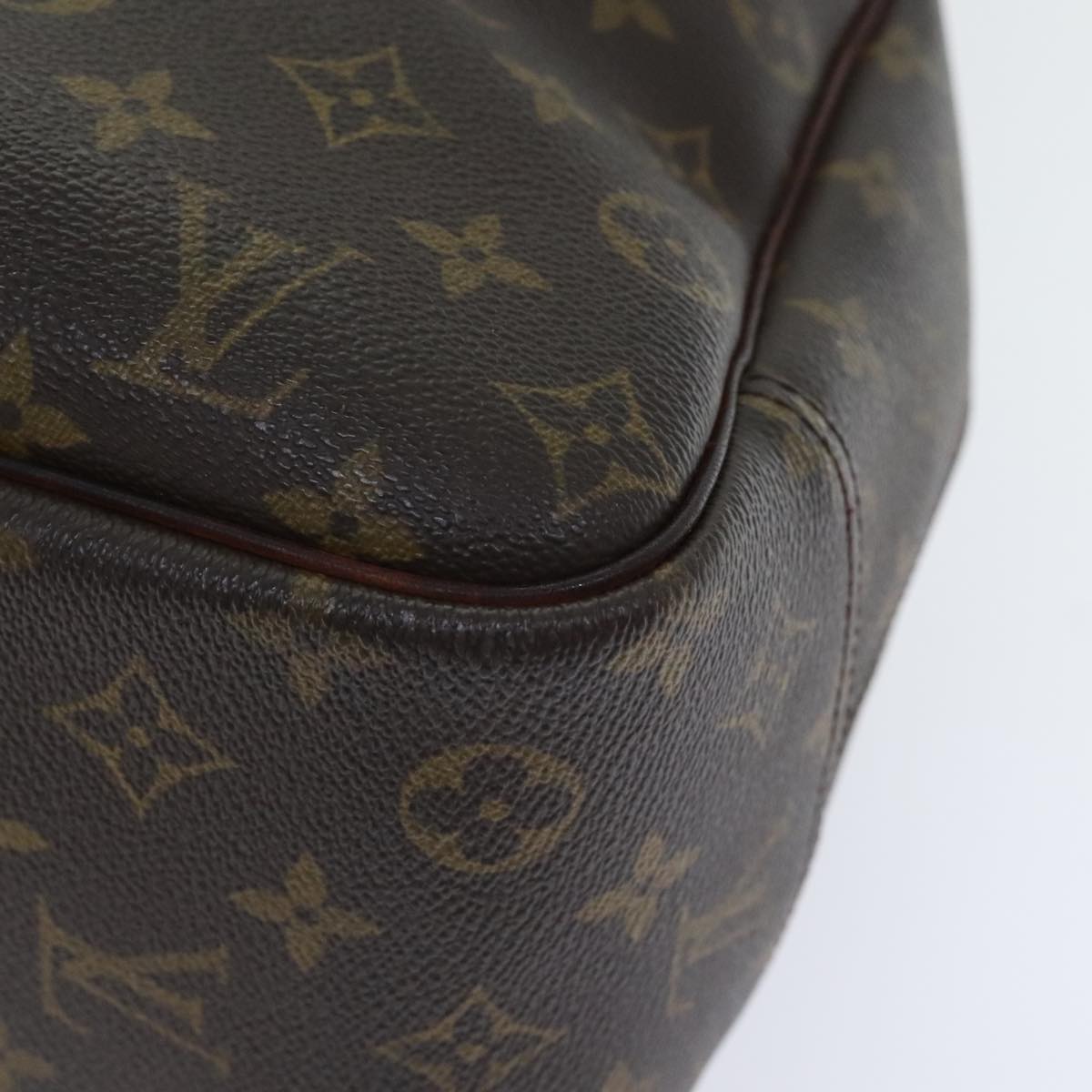 LOUIS VUITTON Monogram Deauville Hand Bag M47270 LV Auth 91097