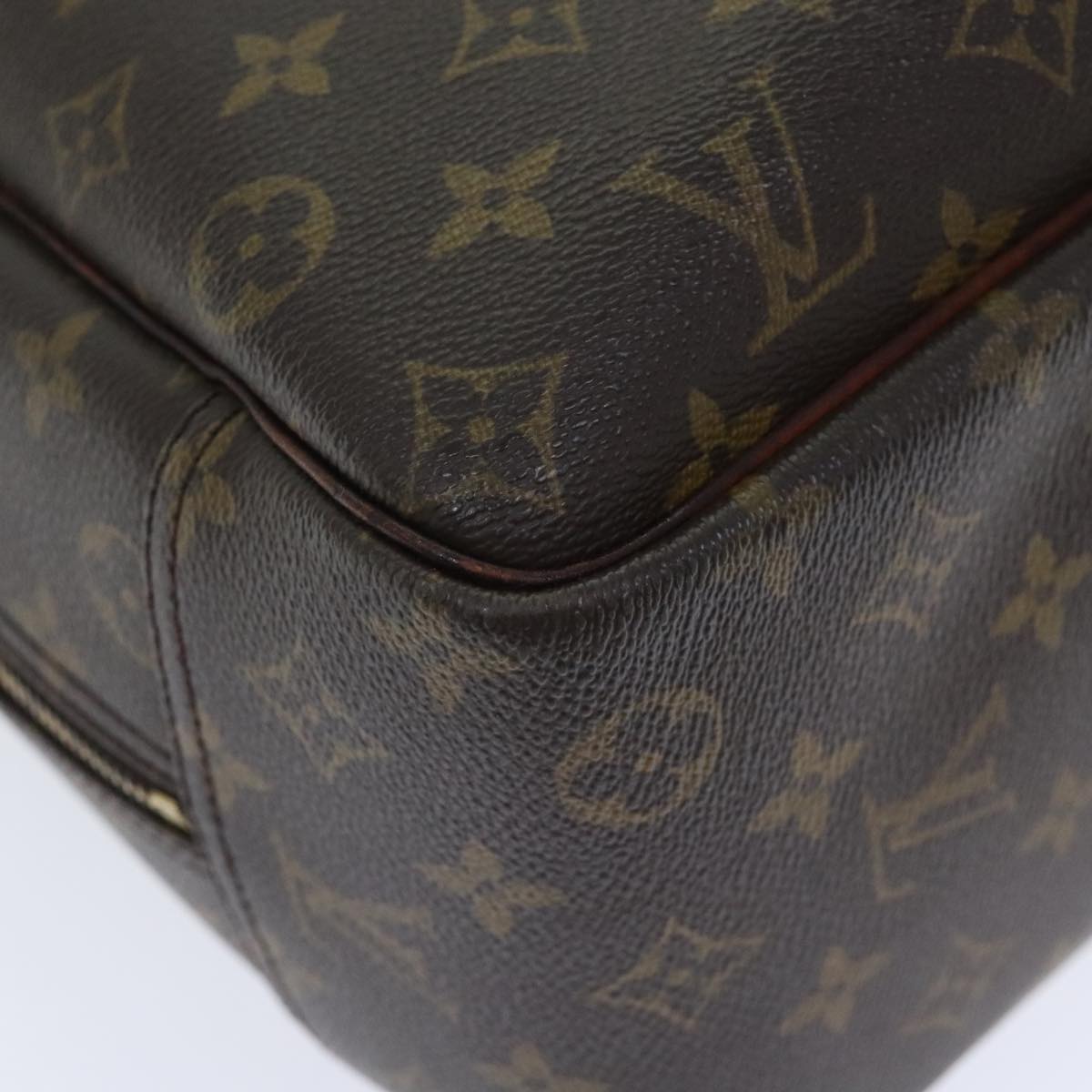 LOUIS VUITTON Monogram Deauville Hand Bag M47270 LV Auth 91097