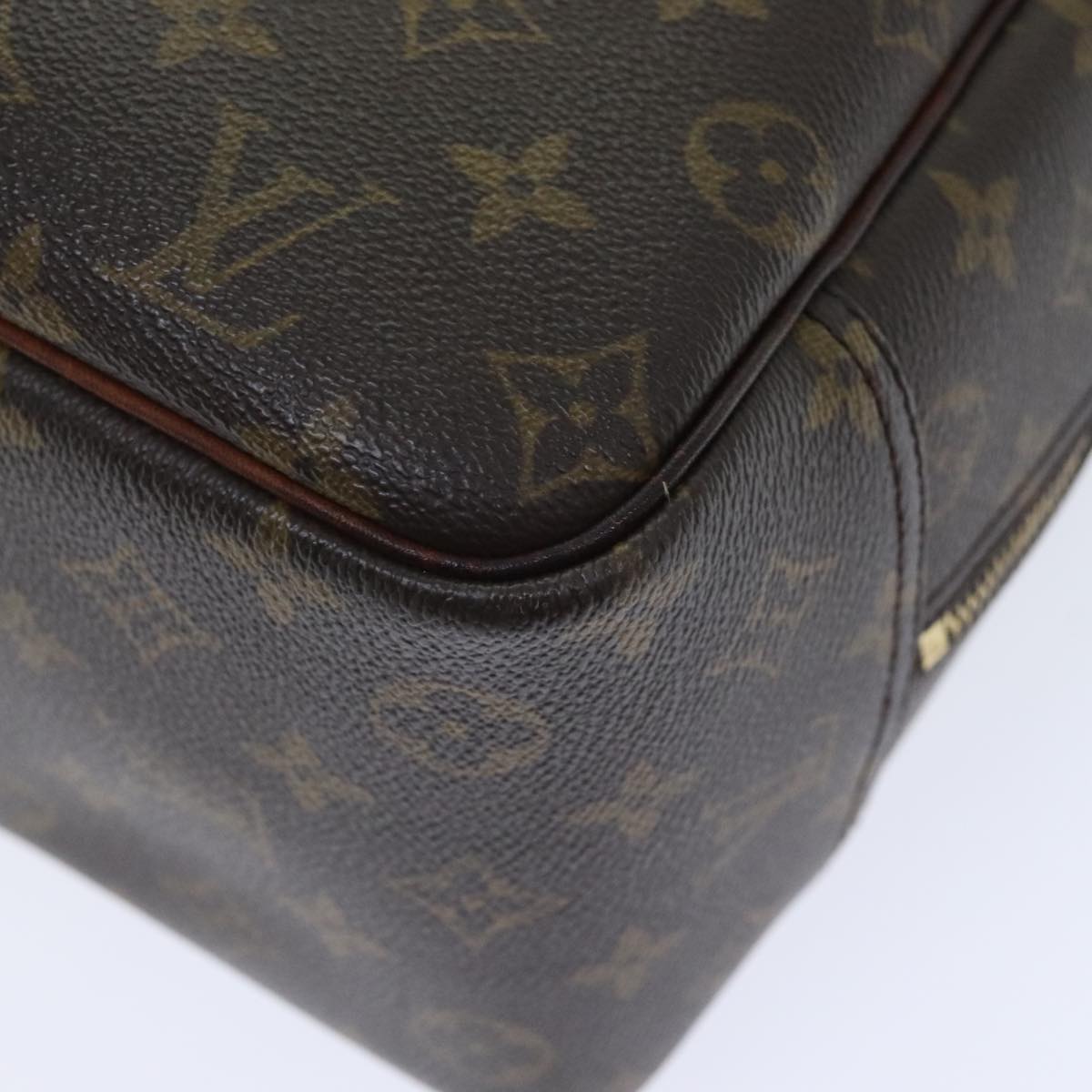 LOUIS VUITTON Monogram Deauville Hand Bag M47270 LV Auth 91097