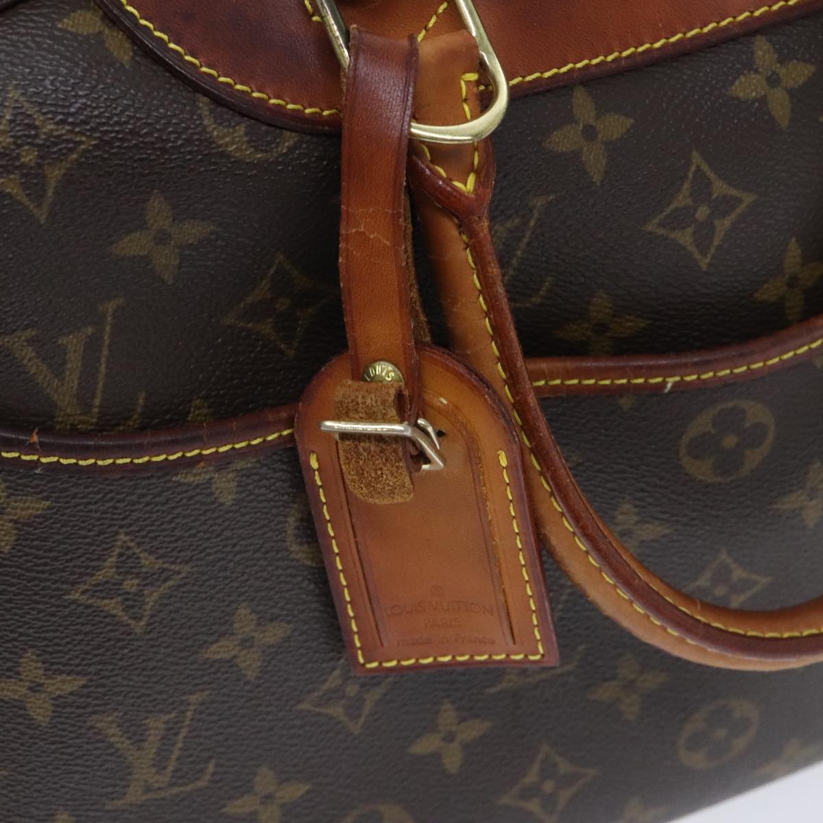 LOUIS VUITTON Monogram Deauville Hand Bag M47270 LV Auth 91097