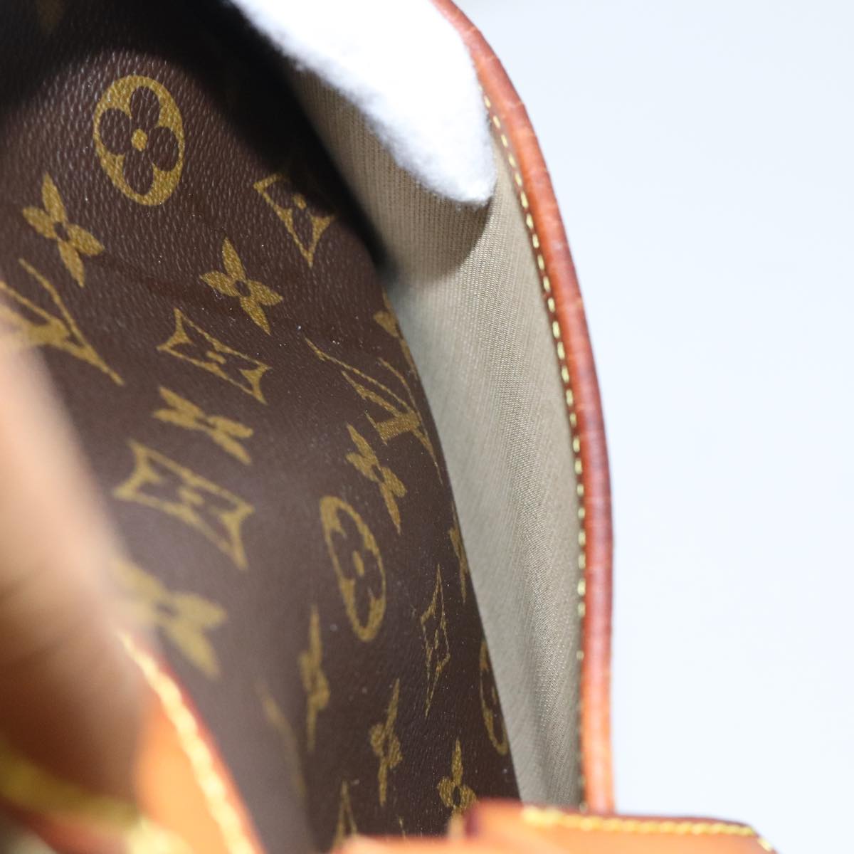 LOUIS VUITTON Monogram Deauville Hand Bag M47270 LV Auth 91097