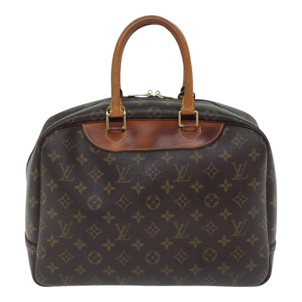 LOUIS VUITTON Monogram Deauville Hand Bag M47270 LV Auth 91097