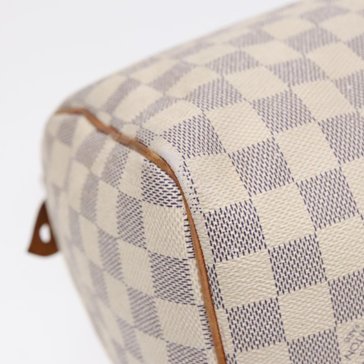 LOUIS VUITTON Damier Azur Speedy 25 Hand Bag N41534 LV Auth 91099