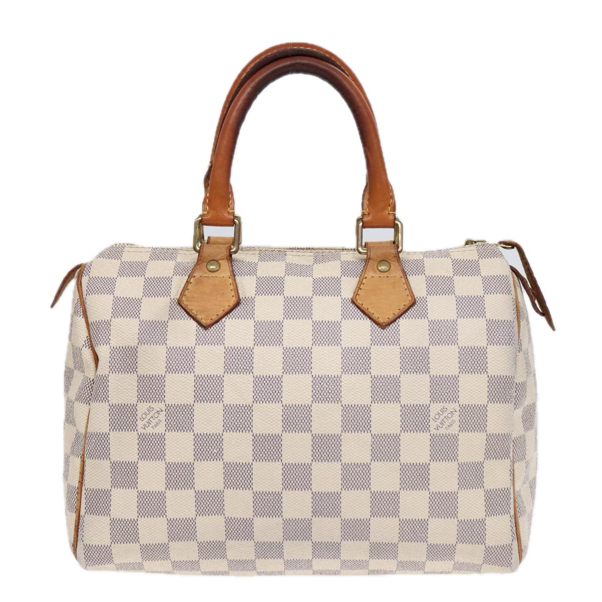 LOUIS VUITTON Damier Azur Speedy 25 Hand Bag N41534 LV Auth 91099