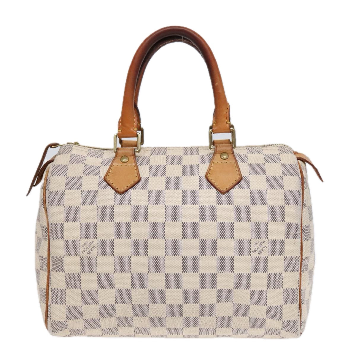 LOUIS VUITTON Damier Azur Speedy 25 Hand Bag N41534 LV Auth 91099