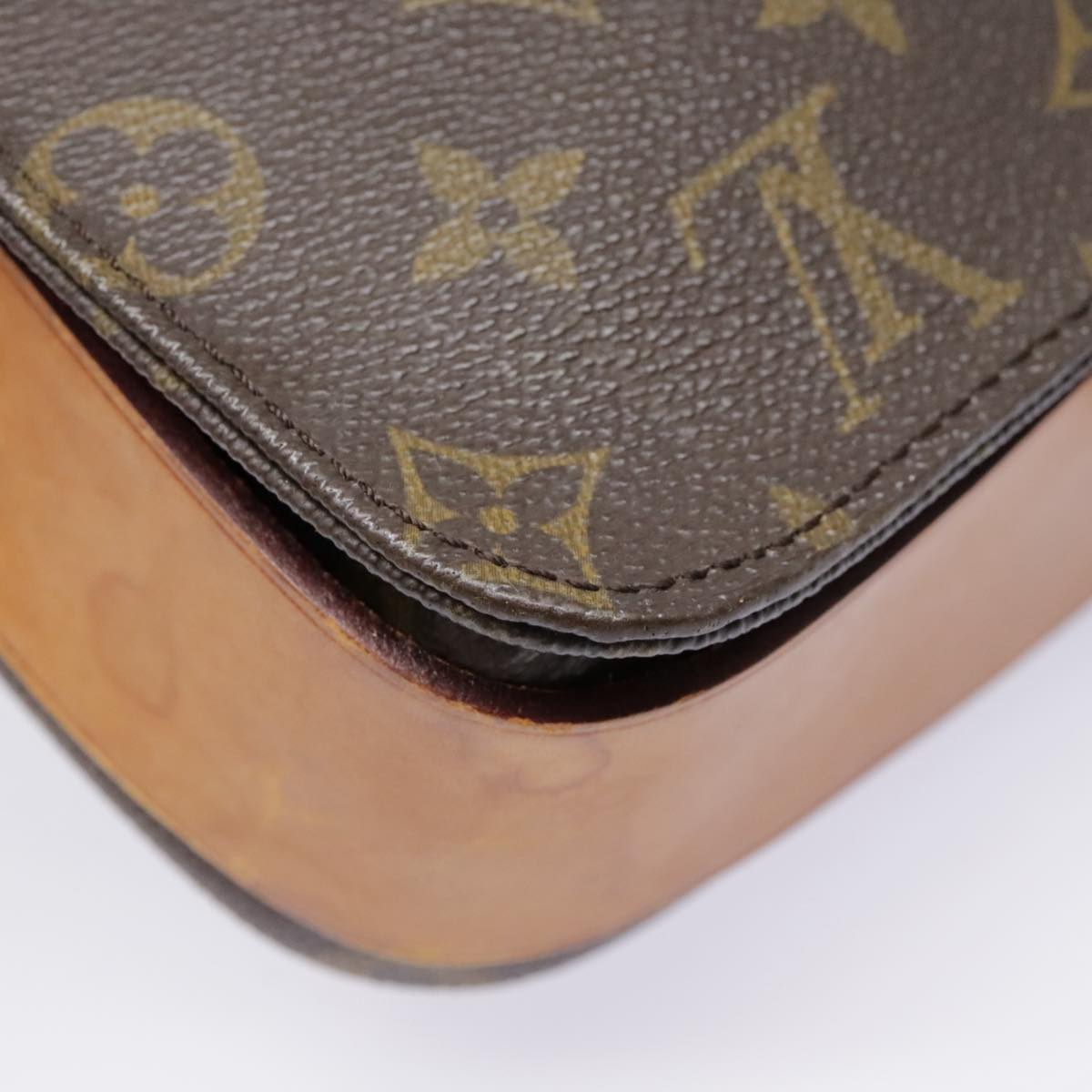 LOUIS VUITTON Monogram Cartouchiere GM Shoulder Bag M51252 LV Auth 91101